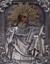 ICON IN SILVER OKLAD ‘ST. BASIL THE GREAT (?)’
Russia, mid-XIX century.