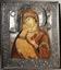 AN ICON «THE VLADIMIRSKAYA MOTHER OF GOD» IN A SILVER OKLAD
Russia, end of 19th century