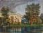 KERPEL Leopold (1818- 1880) Tsarskoe Selo. The Alexander Palace The middle of the XIX century Watercolor on paper. 21.5 ...