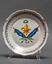 NEVERS FAIENCE PLATE WITH EMBLEMS OF ROYALTY, END XVIII CENTURY