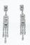 PAIR OF DIAMOND AND WHITE GOLD EARRINGS