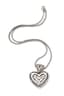 ‘HEART’ 18K WHITE GOLD AND DIAMOND NECKLACE