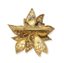 ‘FLEUR’ BROCHE EN OR JAUNE 18K ET DIAMANTS