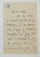 GABRIELE D'ANNUNZIO (1863-1938)
Autograph letter signed "Gabriele d'Annunzio", in French, to the director of the Revue de Paris, Louis Ganderax. 