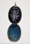 ENAMEL AND SILVER MIRROR PENDANT