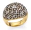 18K YELLOW GOLD AND DIAMOND DOME RING