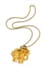 PANETTA ‘ELEPHANT’ GOLD PLATED, GLASS, ENAMEL NECKLACE