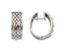 18K WHITE GOLD DIAMOND AND RUBY EARRINGS