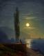 IVAN KONSTANTINOVICH AIVAZOVSKY (1817-1900)
Figures by a moonlight shore
