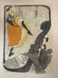 HENRI DE TOULOUSE-LAUTREC (1864-1901)
Set of seven lithographs:
Jane Avril 1893, May Belfort, Aristide Bruant dans son cabaret, P. Sescau Photographe, 'Reine de Joie’ par Victor Joze, chez tous les libraires, May Milton, Jane Avril 1899