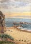 CAMILLA ALBERTOVNA BENOIS (1878-1953)
Afternoon coastal scene