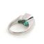 RUBEN SVART
BAGUE EN OR GRIS 14K, ÉMERAUDE COLOMBIENNE 2,50 CT. ET DIAMANTS (AVEC CERTIFICAT)
