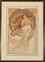 ALPHONSE MUCHA (1860-1939)
Lot of four lithographs- series 'Les Arts': Poetry, Dance, Painting, and Music