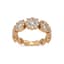 18K YELLOW GOLD AND DIAMOND RING
