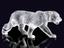 CRYSTAL RAJAH JAGUAR, LALIQUE
Marked “Lalique France” on the hind paw
