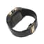*CARTIER ‘SANTOS 100 CHRONOGRAPH’ 18K ROSE GOLD, TITANIUM, STEEL LEATHER WATCH