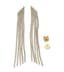 GIRONA PRIVÉ 18K YELLOW GOLD DIAMOND CASCADE EARRINGS