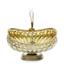 SILVER-GILT CANDY DISH DECORATED WITH A HANDLE, DECORATED WITH CONVEX «SPOONS» AND VINE LEAVES
Workshop of Ivan Zaytsev, Russia, Moscow, 1821
(during reign of Alexander I)