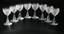 Part of a service of Prince Demidov SAN - Donato EIGHT SHOT GLASSES for LIQUOR
Crystal Russian work XIX century 9 cm. Decorated with spectacular decor "diamond crumbs", monogram DSD ( Demidoff Saint ...