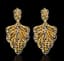 ‘LEAVES’ 18K YELLOW AND WHITE GOLD, 50 CT. FANCY YELLOW NATURAL DIAMOND DROP EARRINGS (WITH CERTIFICATE)