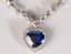 GRAFF 18K WHITE GOLD, SAPPHIRE, DIAMOND NECKLACE