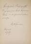 KORSAK V. V. (1884-1944), AUTOGRAPH Bugs in the sun.
