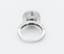SAPHIRE, DIAMOND, AND 18K WHITE GOLD RING