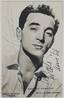 CHARLES AZNAVOUR (1924-2018), 
autographed postcard