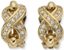 CHRISTIAN DIOR
VINTAGE GOLD-PLATED AND CRYSTAL EARCLIPS, CIRCA 1980S