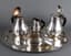 GEORGES RENÉ LECOMTE (1867-1958)
ART DECO SILVER FIVE-PIECE TEA AND COFFEE SERVICE