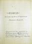 DOLINOV (KOTLYAR) Anatoly Ivanovich (1869-1945) [attributed] Manuscript of several pastiche theatre pieces «on life of t...