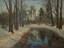 NIKOLAY E. BUBLIKOV (1871-1942)
Landscape with snow