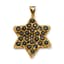 ‘STAR’ 18K YELLOW GOLD, RUBY AND SAPPHIRE REVERSIBLE PENDANT
