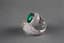 DIAMOND AND 8.986CT EMERALD RING (WITH CERTIFICATE)