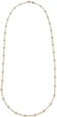 18K YELLOW GOLD AND DIAMOND STATION NECKLACE