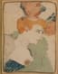 HENRI DE TOULOUSE-LAUTREC (1864-1901)
Mademoiselle Marcelle Lender, en bust