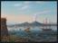 ITALIAN SCHOOL, 20th CENTURY
A pair of views of the bay of Naples with the eruption of Vesuvius