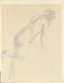 BORIS KUSTODIEV (1878-1927)
Standing Nude seen from the back (with bent knee)