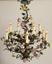 LOUIS XV STYLE TWELVE-LIGHT CHANDELIER WITH PORCELAIN FLOWERS