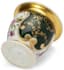 POPOV PORCELAIN CUP  WITH FLOWER DECORATION
Popov Porcelain Factory, Moscow, circa 1850s-1860s