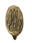 FIGURAL WAX SEAL WITH A MONOGRAM, 19TH CENTURY