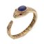 GIRONA PRIVÉ
BRACELET JONC OUVERT EN OR ROSE 18K, DIAMANTS, TOURMALINE BLEUE ET RUBIS (AVEC CERTIFICAT)