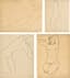 NICOLAS POLIAKOFF (1899-1976)
Set of four female nude drawings
