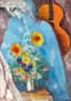 BORIS ANISFELD (1878–1973)
Girl in blue with a vase of flowers