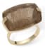 14K YELLOW GOLD AND YELLOW QUARTZ RUTILE HANDMADE RING