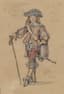 ALEXANDRE BENOIS (1870-1960)
A set of two costume designs, including Prince Charming [Prince Desiré] for The Sleeping Beauty