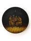 Papier-mache decorative plate "Teatime".
Workshop of lacquer miniatures by V. O. Vishnyakov, Russia, Moscow, late 1870s.