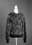 JOHN GALLIANO
Gray sweater with embroidery and wide collar