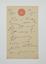FILIPPO TOMMASO MARINETTI (1876- 1944)
Autograph letter signed, in French, [to poet  and critic Gustave Kahn].  Milan, [1905]. 