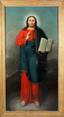 DEPICTION OF CHRIST THE SAVIOUR, FIRST HALF XIX CENTURY
Inscription Porte de la fortresse de Sebastopol venant de la guerre de Crimee (on the reverse)Oil on board153.8 x 74.5 c...